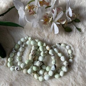 Lemon Chrysoprase stretch bracelet